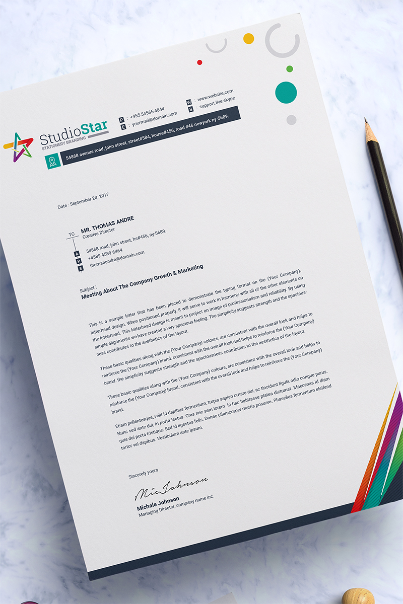 ms word letterhead corporate identity template 67657 ms word stationery template